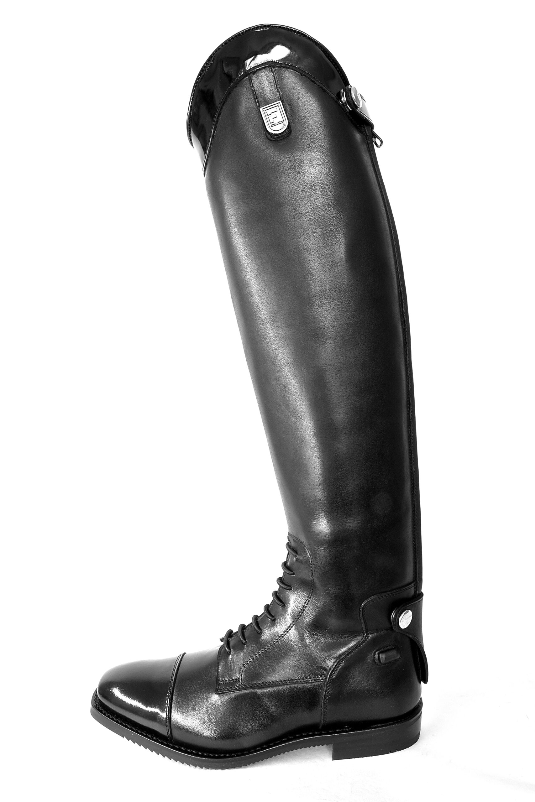 Classic Cordones Black Banda Charol